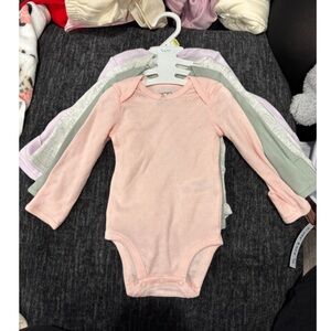 Carter's Soft Pink Long Sleeve Bodysuit